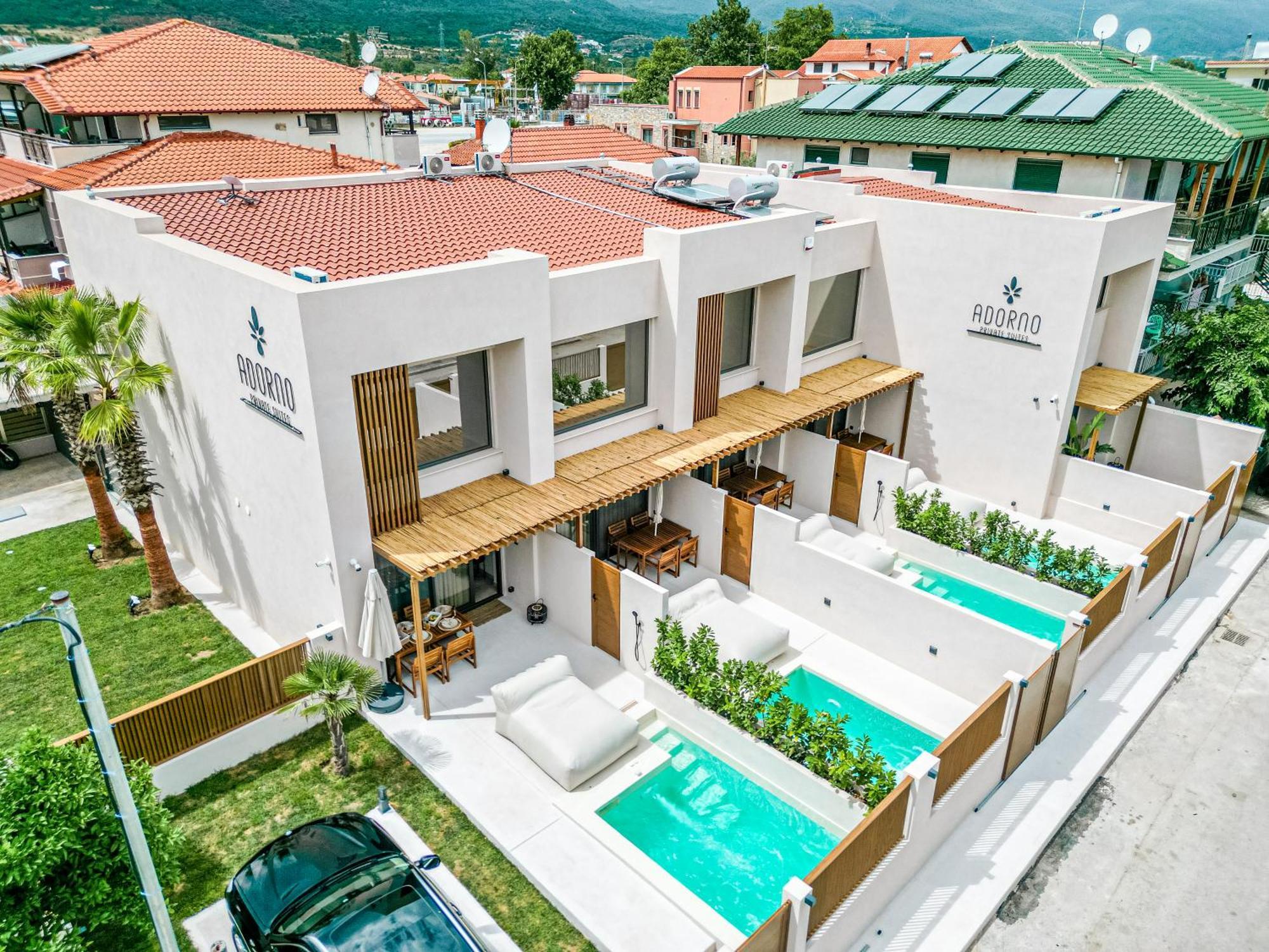 Adorno Private Suites Only Adults & Kids 12 Plus Nea Vrasna Exterior photo